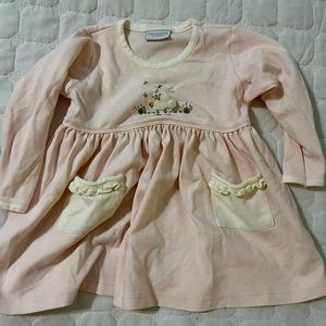 Squiggles Easter Bunny Dress